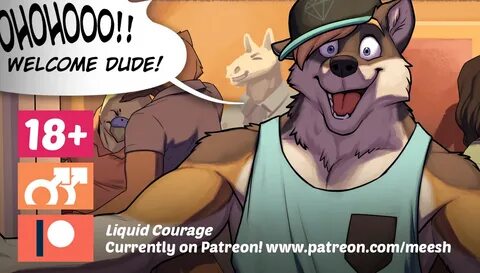 Liquid Courage - Page 2 on Patreon! by Meesh -- Fur Affinity