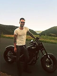 Adam Levine Adam levine, Adam levine motorcycle, Celebrities