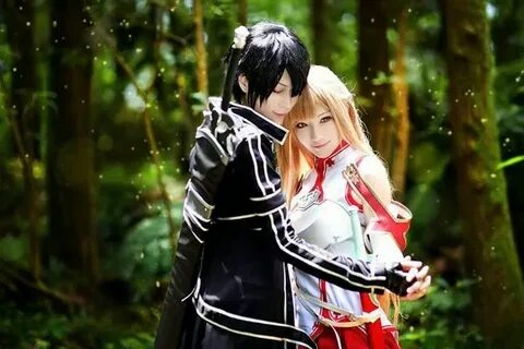 sword art online Kirito and Asuna cosplay Cosplay outfits, C