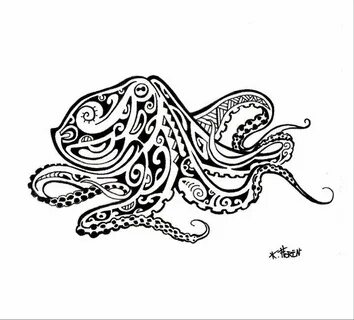 Pin by Stephen Bugg on Dessins Octopus tattoo design, Maori 