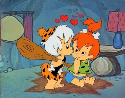 Pebbles and Bam Bam Morning cartoon, Flintstones, Cartoon