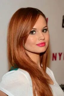 More Pics of Debby Ryan Bright Lipstick Hair color for brown