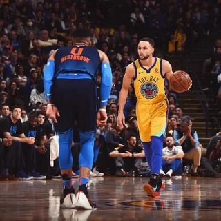 Curry Vs Westbrook Golden state basketball, Sports, Basketba