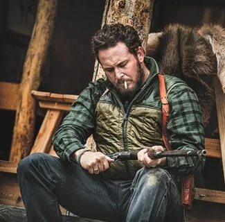 Huntsman vest, boots and suspenders in the same shade of bro