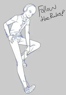 Cool Pose Base by BaseEXMachina on DeviantArt Anime poses re