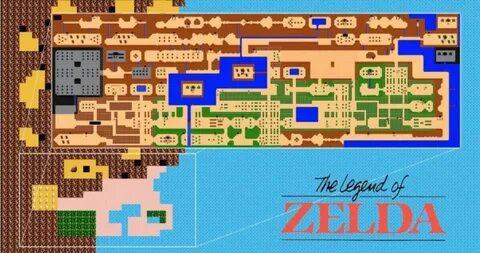 Did You Know?: TloZ Map From The Original NES Game Can Be Se