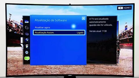 Como realizar a atualização de software pela TV Samsung