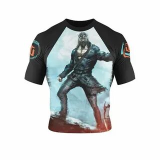 WAR TRIBE Rashguard Poseidon Short Sleeve Black - Fighters S