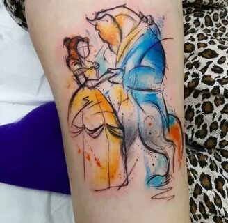 51 Beauty and the Beast Tattoo Ideas Updated 2022 Cute disne