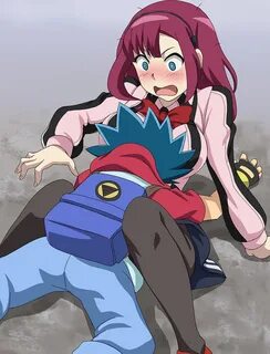 Safebooru - 1boy 1girl accident aoi valt backpack bag bangs 