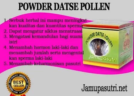 √ Powder Datse Pollen Benefits Penyubur Pria Dan Wanita Jamu