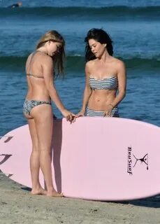 Brooke Burke - Wearing Bikini in Malibu GotCeleb