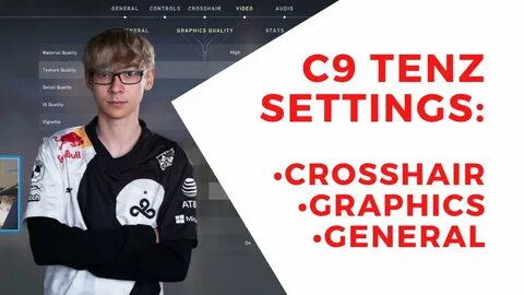 All of C9 TenZ's Valorant Settings Clips - Crosshair, NVIDIA