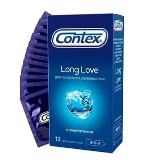 Contex Long Love Презервативы с анестетиком для продления уд