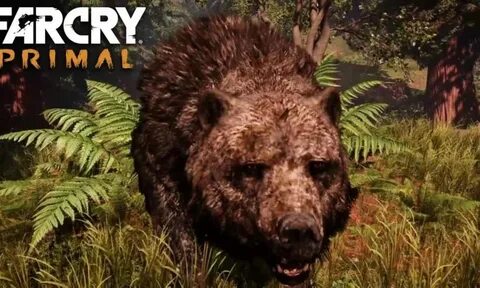 FAR CRY PRIMAL - Cave Bear Animal Fight Compilation (PS4) HD