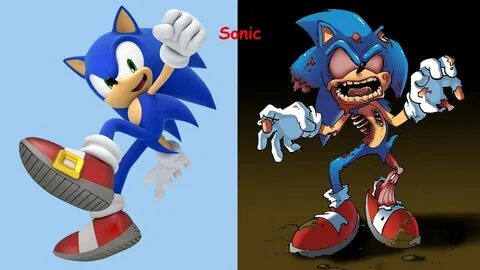 Sonic As Zombies Sonic Characters As Monsters 2017 ! Sonic I