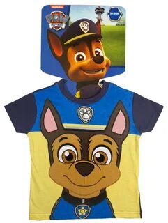 Paw Patrol T Shirt With Face Mask Short Sleeve Top Skye Chas