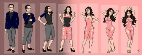 Transgender transformation comics