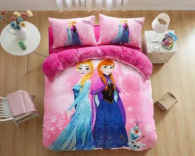 Frozen Elsa & Anna Olaf Childrens Bedding Set EBeddingSets D