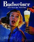 Budweiser Beer Vintage Ad Poster Etsy