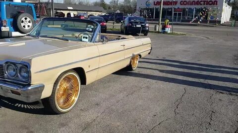 1964 Impala on 20" Daytons & Vogues - YouTube
