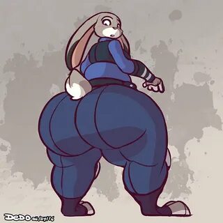 Big Butt Judy Hopps by DEDOArts Body Inflation Know Your Mem