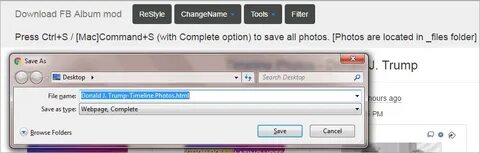 How to Download Entire Facebook Photo Albums of Friends or P