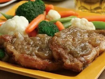 Pork Chops and Apple Sauce - Musselman's Recipe Pork chops a