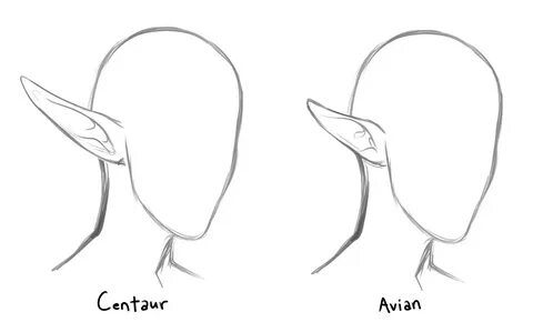 artist-refs Elf drawings, How to draw ears, Art reference ph