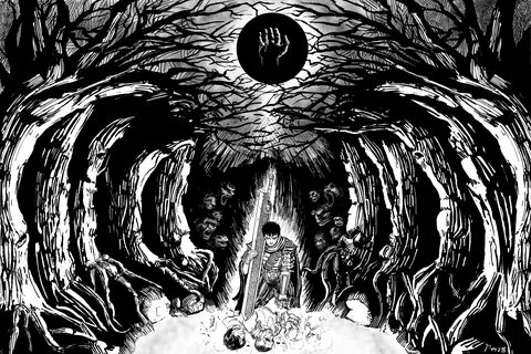 Berserk Manga Art Eclipse - From the Ground