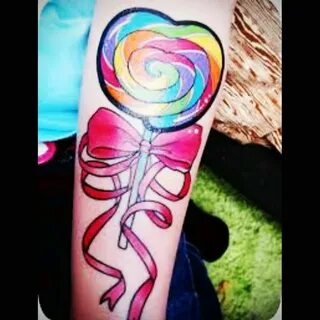 😍 😍 😍 #candy #cute #colourful #adorable #lollipop Candy tatt