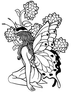 Fairy Coloring Pages for Adults - Best Coloring Pages For Ki