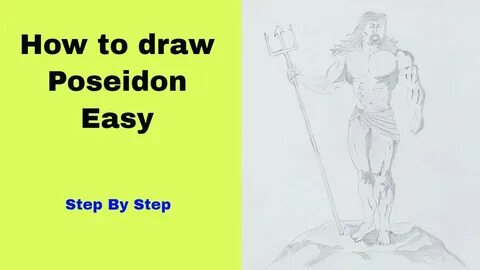 How To Draw Poseidon Step By Step Poseidon Drawing Easy - Yo