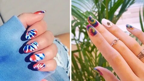 Tie-Dye Nail Art Is the Coolest Manicure Trend for Summer Al