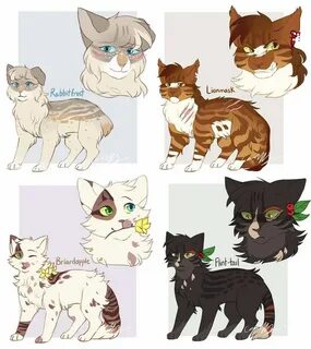 Warrior Cats Adopts 4 - OTA (OPEN) by CascadingSerenity Warr