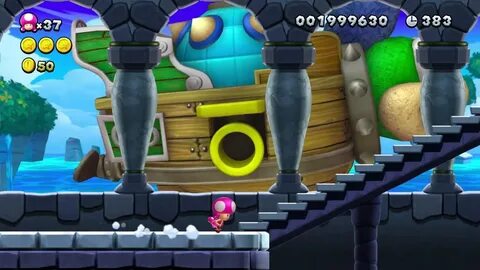 New Super Mario Bros.U Deluxe: Sparkling Waters: Larry's Tor