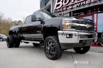 Chevrolet 3500HD Dually with 22in XD Battalion Wheels exclus