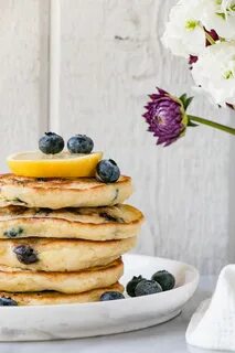 Lemon Blueberry Pancakes Lemon blueberry pancakes, Blueberry