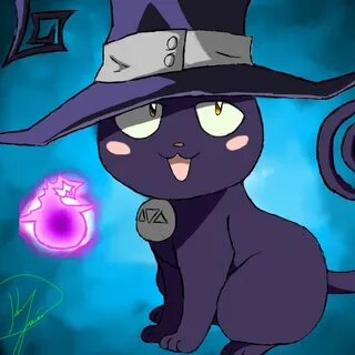 Blair in cat form from Soul Eater Anime soul, Soul eater bla