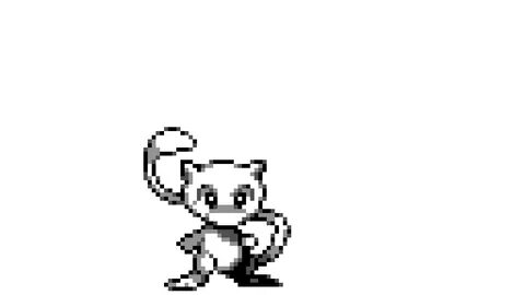 Pixilart - Red and Blue Mew sprite by Spiritlink101