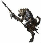 Гнолл охотник Gnoll hunter / Бестиарий D&D 5 / Volo's guide 