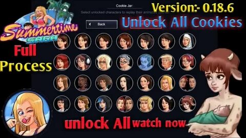 SummerTime Saga V.0.18.6 with Save Data Unlock All Cookies J