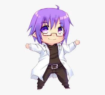 Anime Boy Nerd , Png Download - Anime Boy Purple Chibi, Tran