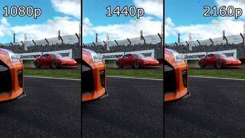 1080p vs 1440p vs 2160p (Forza 7) - YouTube