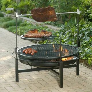 Exterior. Preparing Outdoor Fire Pit Cooking Accessories for