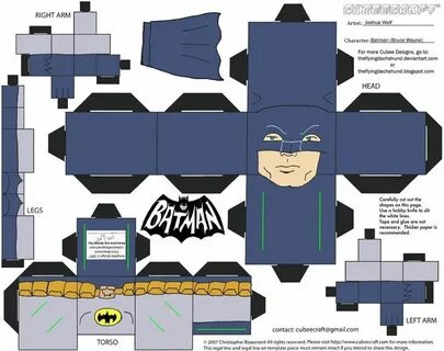 Batman Superhero crafts, Paper toys, Paper crafts