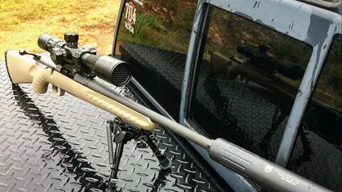 Suppressed 300 BLACKOUT (Ruger American) - YouTube