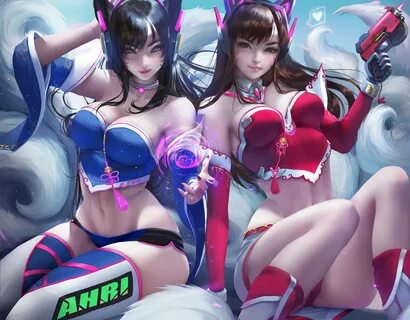 Аниме картинка league of legends overwatch blizzard entertai