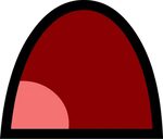 Pen Mouth Frown 2 - Bfdi Assets Mouth Png Clipart - Full Siz