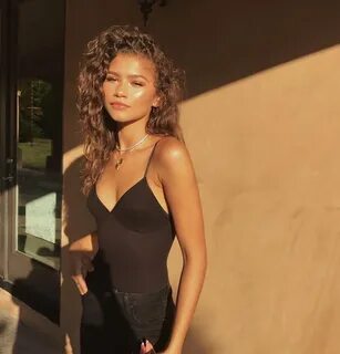 Zendaya made a spaghetti strap top look ultra glam, and here